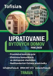 Upratovanie bytových domov Trnava