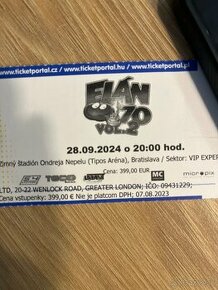 Elan 70 - dve VIP experience vstupenky,