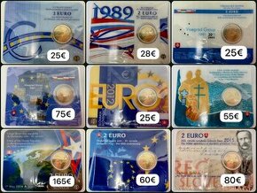 2 euro Slovensko 2009 - 2023 coincards