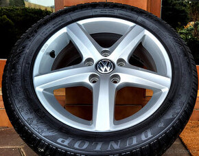 alu R16 5x112 zimné pneu 205/55 orig. VW Golf, Touran, Caddy