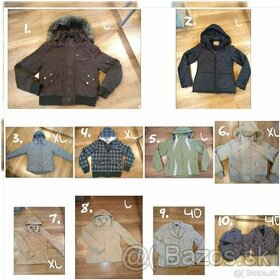 Dámske zimné bundy, kabátiky L, XL, 40