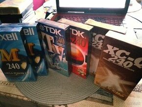 VHS kazety ponúkam na predaj nové zabalené