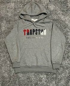 Trapstar Chenille Decoded Tracksuit - Grey/Red