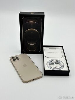 Apple iPhone 12 PRO Gold 256GB 100% Zdravie Batérie