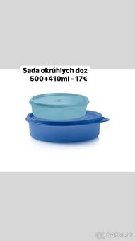 Sada okrúhlych doz 410+500ml Tupperware