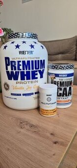 Predám protein, Bcaa a multivitamin Weider