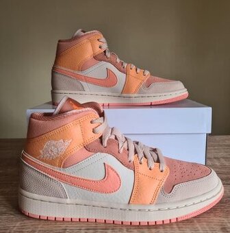 Jordan 1 Mid Apricot Orange