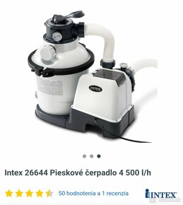 Piesková filtrácia Intex 26644