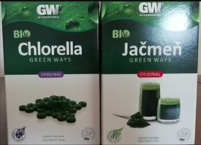 Jačmeň, chlorella Green Ways