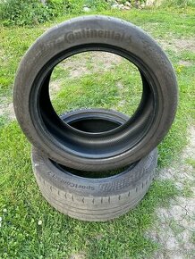 Predám gumy 245/45 R18 Continental sportcontract 7 Letné