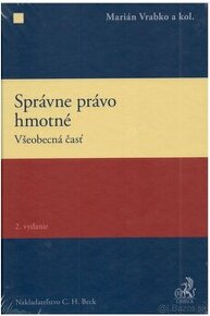 Správne právo hmotné- všeobecná časť, Marian Vrabko