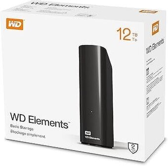 Externý HDD WD Elements 12TB