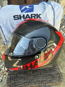 SHARK Spartan Carbon Skin carbon/red