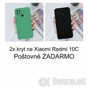 Predám 2x kryt na Xiaomi 10C - Poštovné Zadarmo