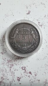 Predam Rak Uhorsku 5 korona z roku 1906