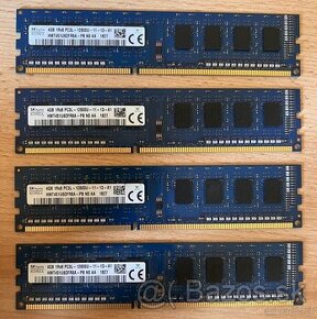 4x4GB (16GB) DDR3 - PC3L-12800 - 1600MHz CL11