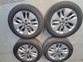 Predam Original elektrony Skoda 5x112 r16 a letne pneu