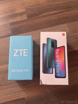 xiaomi 9 a novy zte