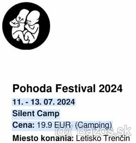 Silent Camp Pohoda 24