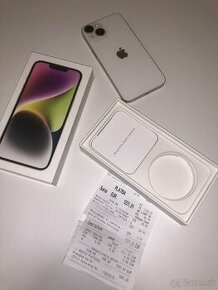 Apple iPhone 14 256GB Starlight (Biely) - 1