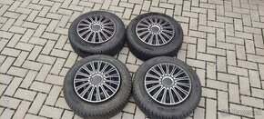 Predám 4kusi zimných kolies na skoda Fabia 185/65 R14 5x100