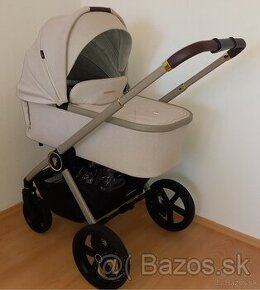 Venicci Tinum Upline Stone Beige a vajicko Cybex Aton S2