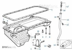 bmw olejova vana motora 2,5tds m51