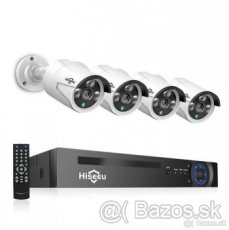 Kamerový systém HISEEU 4x IP kamera 5MP+8ch rekordér LAN POE