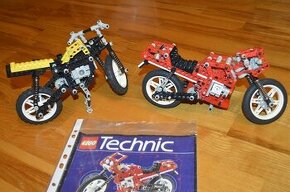 predam dve zriedkave zberatelske LEGO Technic motorky - 1