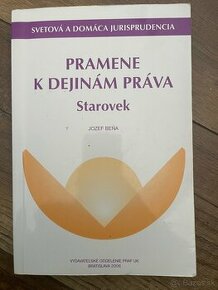 Pramene k dejinám práva- starovek