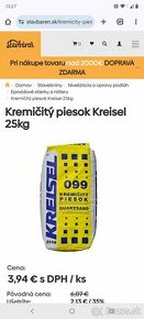 Kremičity piesok - 1