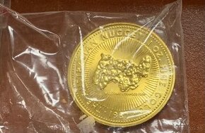 Zlatá investičná minca The Australian Nugget 1 Oz 1987