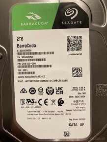 2 TB Seagate BarraCuda HDD