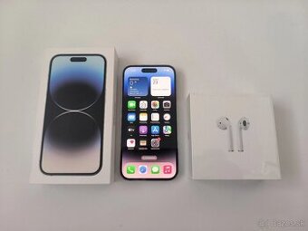 apple iphone 14 PRO 128gb Silver + Airpods