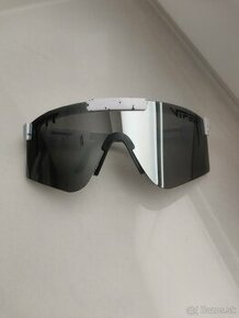 Športové slnečné okuliare Pit Viper - sivo biele