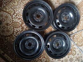 Plechové disky R15, 5x100, 6Jx15  ET38 Golf 4, Fabia 2 - 1