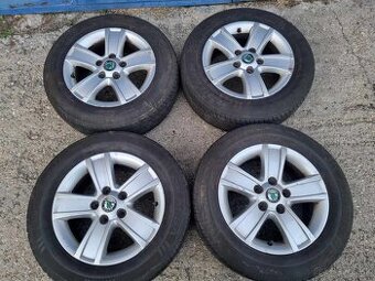 PREDAM ELEKTRONY SKODA PYXIS s pneu 5x112 r15 letná sada