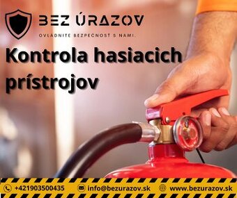 Predaj, kontrola a montáž hasiacich prístrojov