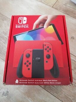 Nintendo Switch Oled Mário Red Edition