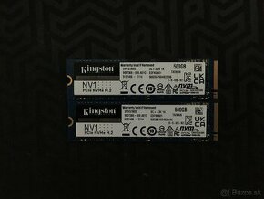 2x 500GB NVMe SSD - Kingston NV1 - M.2 2280 PCI-e Gen3