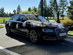 Svadobné auto AUDI A8 LONG 6,3 W12