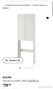 Nysjön skrinka nad práčku IKEA