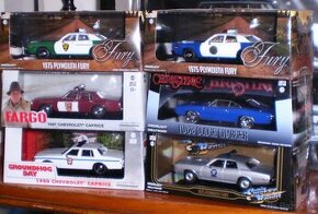 DODGE CHARGER , CHEVROLET CAPRICE , PLYMOUTH FURY , 1:43 ,