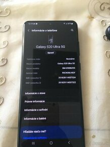 Predám samsung galaxy s20 ultra 5g