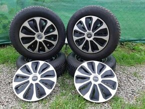 Predám Plechové disky na Zimných Pneu 195/65R15 5x100