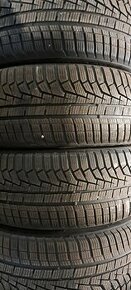 Predám 4ks jazdené zimné 215/55r17-98V Hankook - 1