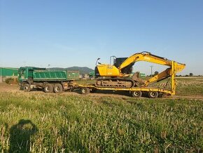 Predam Podvalnik na prepravu stavebych strojov