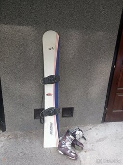 Zjazdový snowboard set