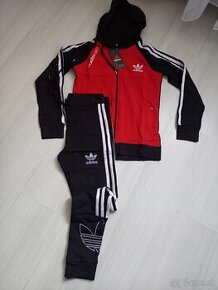 damska suprava adidas cerveno-cierna