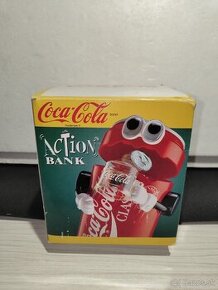 Coca cola mechanická pokladnička